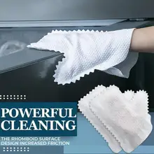

50%HOT20Pcs/Set Good Water Absorption Cleaning Glove Effective Non Woven Fabric Dustproof Dentation Edge Dishwashing Glove for K