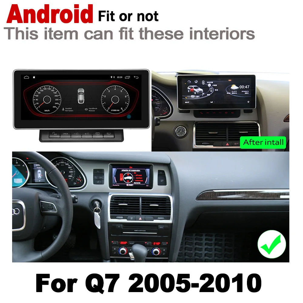 Автомагнитола Android 7 0 мультимедийный DVD плеер с GPS навигацией для Audi Q7 4L 2005 ~ 2010 MMI Wi