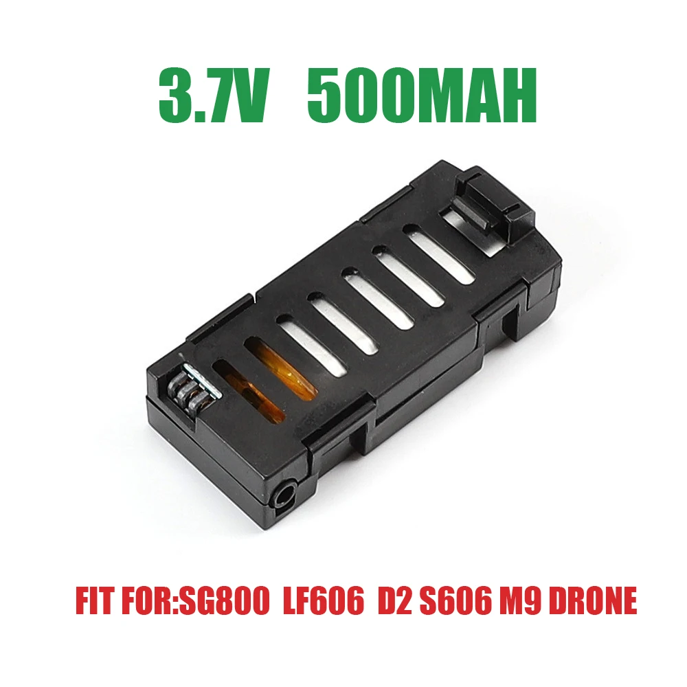 Lf606 SG800 D2 S606 M9 Drone Components Accessories Battery 500mAh Quadcopter batteries Rc drone Parts LiPo battery Spare