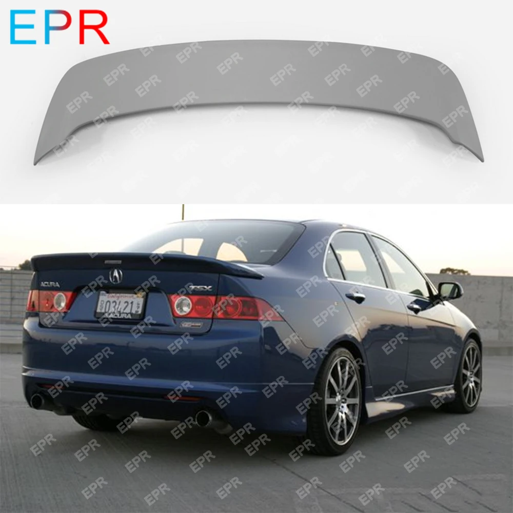 Для Honda Accord CL7 MU1 Стиль FRP Неокрашенный задний спойлер из стекловолокна тюнинг
