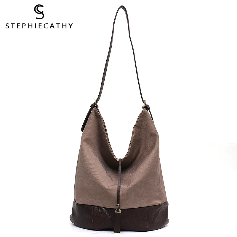 Женская нейлоновая сумка SC мягкая модная повседневная вместительная из