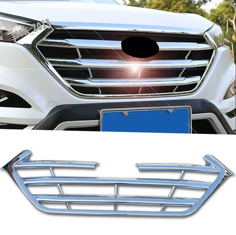 1 шт. Хромированная передняя решетка для девочек Накладка для hyundai Tucson