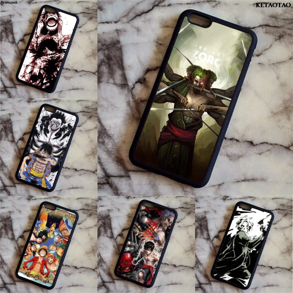 KETAOTAO аниме мультфильм одна штука серии roronoa Зоро телефонные чехлы для iPhone 5C 5S 6 6S 7 8
