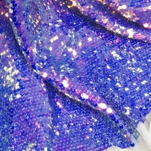 Красочные фиолетовые Блестки ткань 5 мм для платья Одежда DIY ткань костюм материал празднование фон декорации Розничная DIY шитье