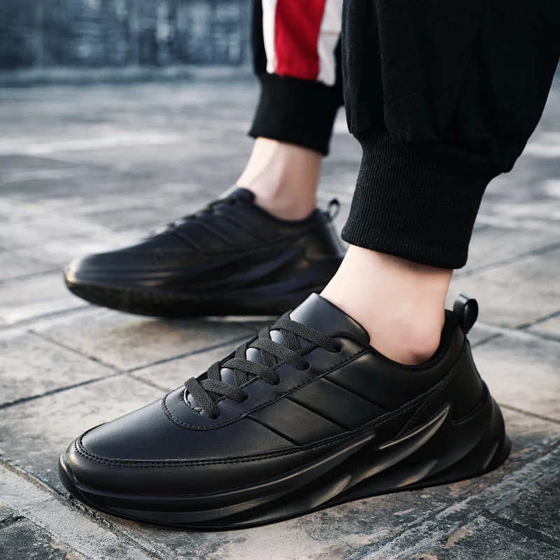 

Dropshipping 2019 Hot Men Casual Breathable Shoes Male Flat Sneakers Air Cushion Leisure Shoes Ankle Trainers Zapatos De Hombre