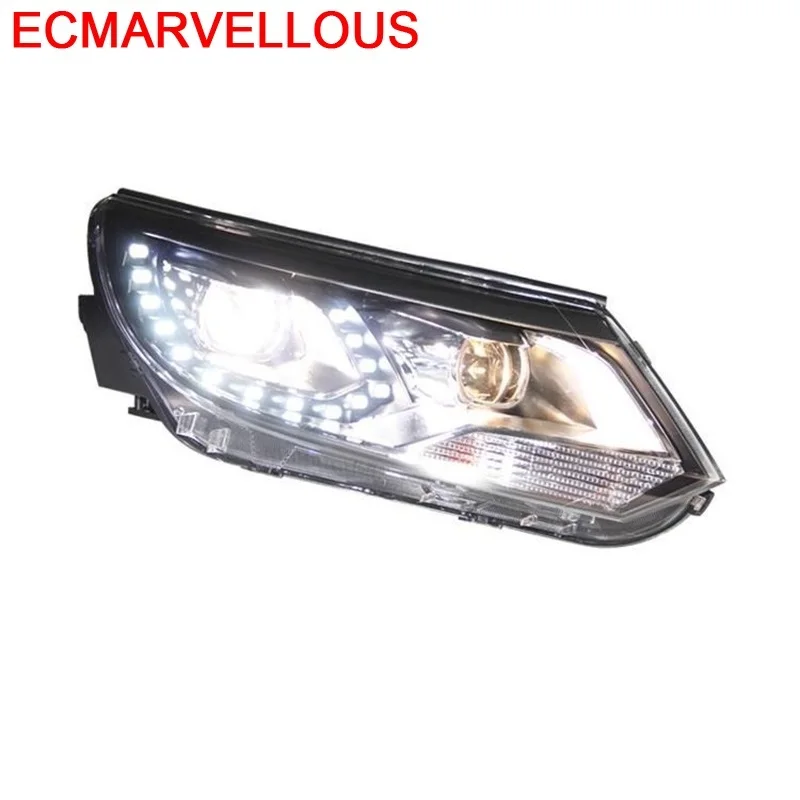 Автомобильные ДХО дневные ходовые автомобильные Neblineros Led Para Автомобильные фары автомобильные фары в сборе 13 для Volkswagen Tiguan