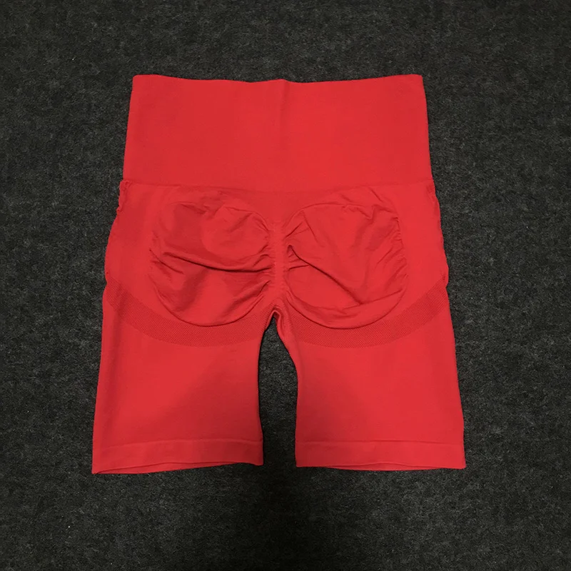 Seamless Yoga Shorts High Waist Compression Workout Shorts Women Sexy Booty Tummy Control Gym Leggings Summer Running