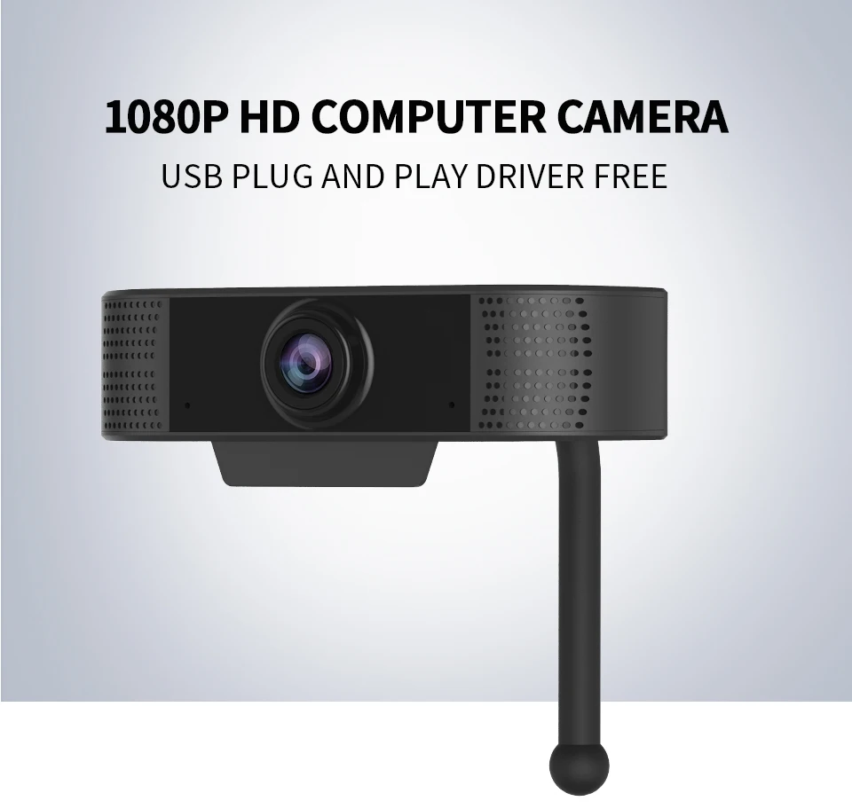 Full HD 1080P Веб камера USB ПК Компьютерная с микрофоном без драйвера видео веб прямая