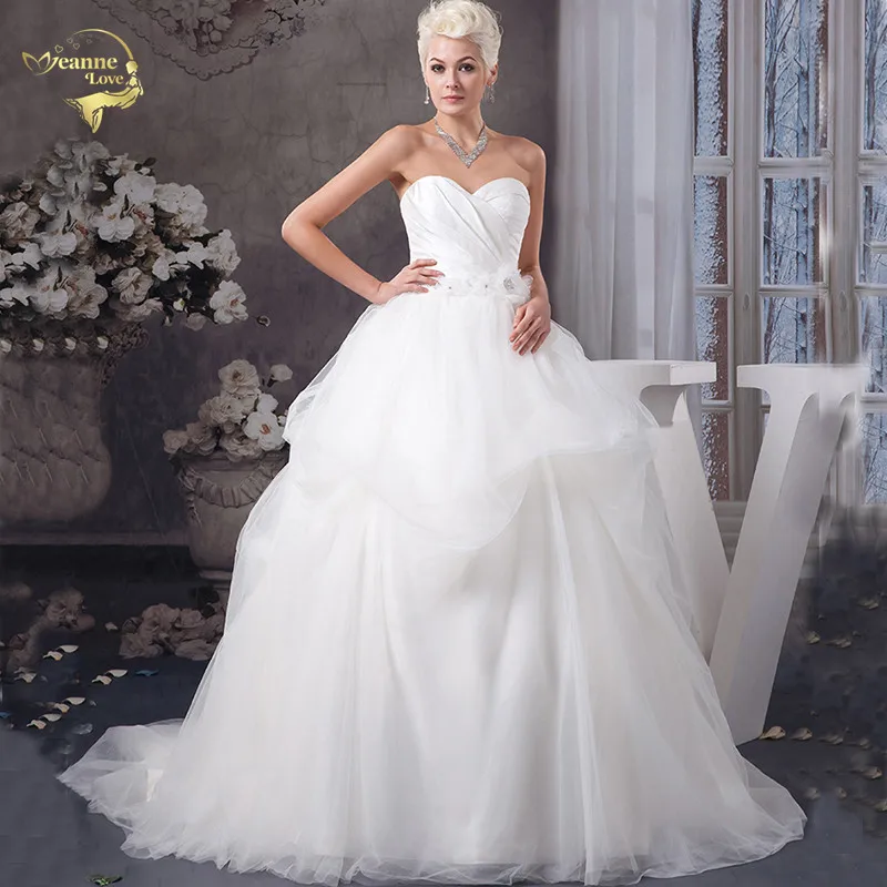 Vestido De Novia 2019 роскошные белые свадебные платья плюс размеры для женщин платья на свадьбы и вечеринки цветы Gelinlik Robe Mariage JL46