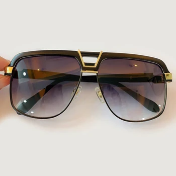 

Brand Design Men Sunglasses Vintage Male Metal Frame Square Luxury Sunglasses UV400 gafas de sol hombre