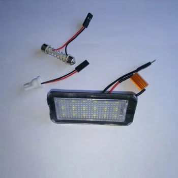 

White LED License Plate Lights Tail Lamp Kit For Fiat 500 Super Bright