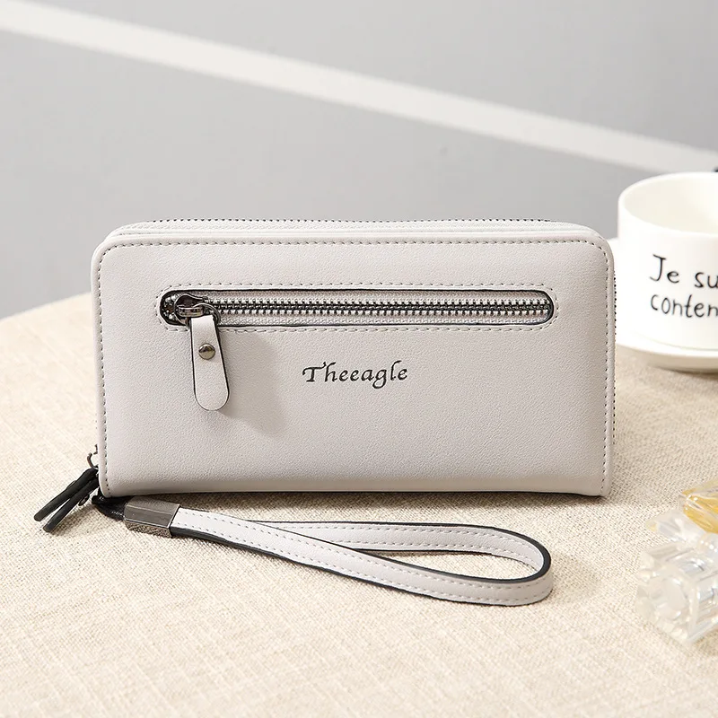 

[Sheng chuang Beauty] Classic Textured Long Women's Wallet 2019 New Style Versatile Change Card Package Car Suture Fashion