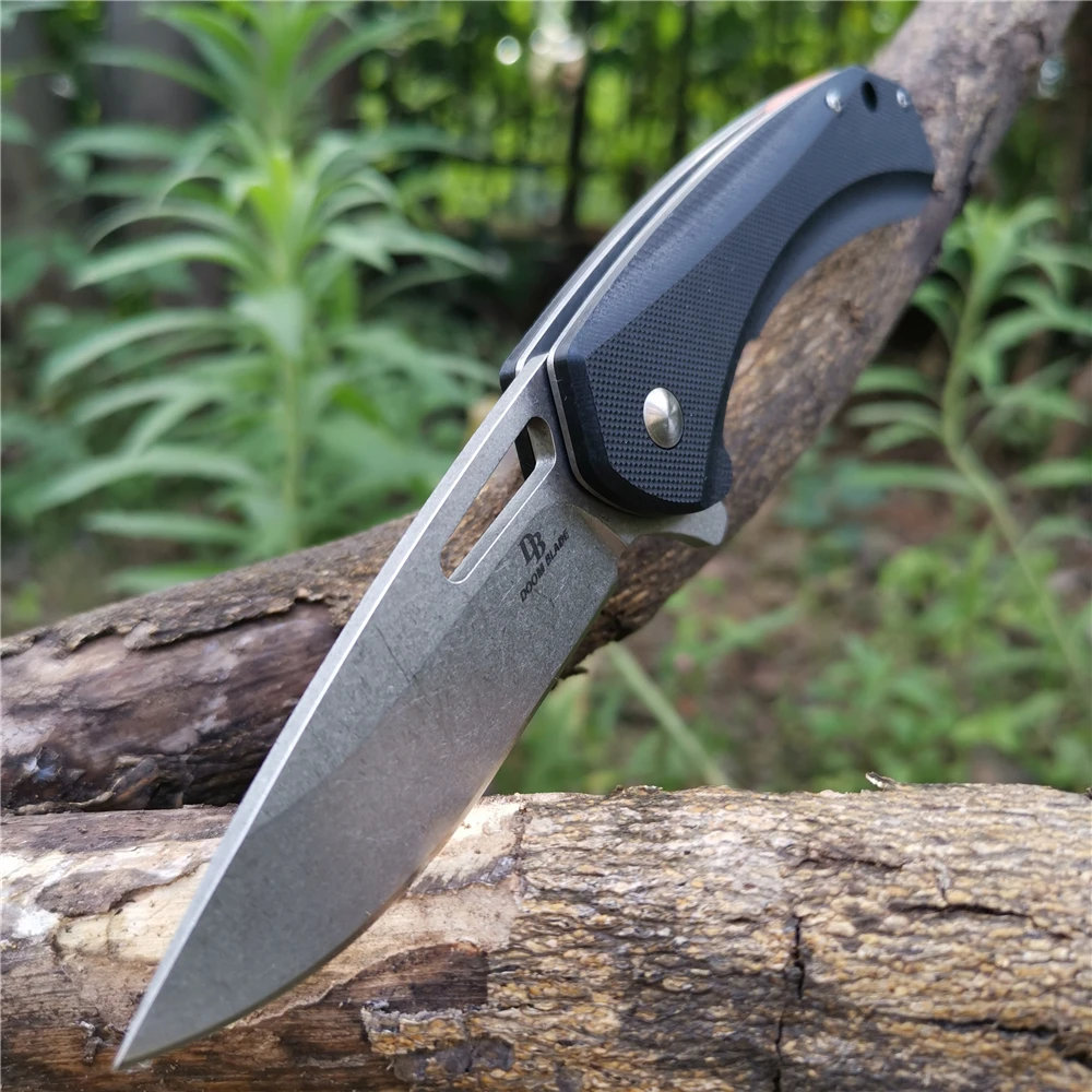 Складной нож D2 Blade G10 Ручка Складная с шарикоподшипником для повседневного