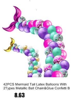 1 Набор, вечерние бумажные одноразовые столовые приборы в форме русалки для украшения стола, фиолетовые воздушные шары с цифрами для детей на день рождения и свадьбу