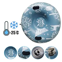Floated Skiing Board Ski Circle With Handle Inflatable Durable Outdoor Children Adult Snow Tube Skiing Equipments Snow Toy