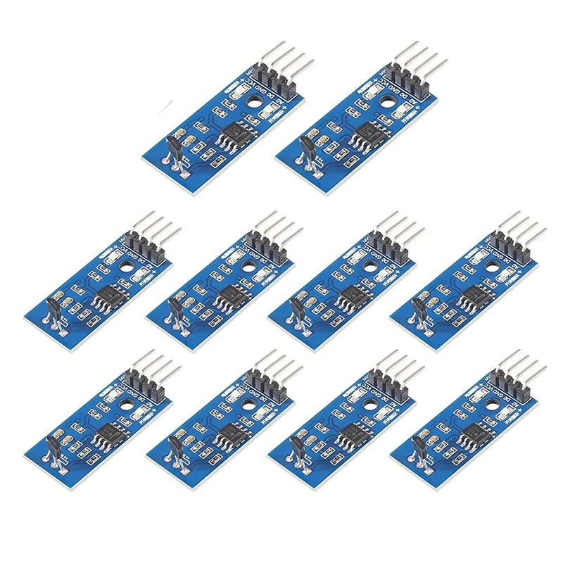 Modulo Sensori Hall 10Pcs 3144E Interruttore Hall Velocità Interruttori Magnetici Modulo Sensore Conteggio Velocità Per Arduino Smart Car