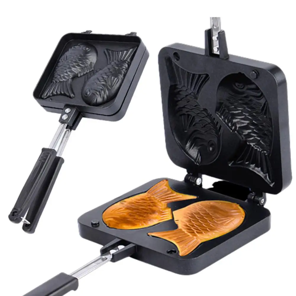 

Non-stick Fish Cake Waffle Mold Maker DIY Muffins Mould Bakeware Baking Tool