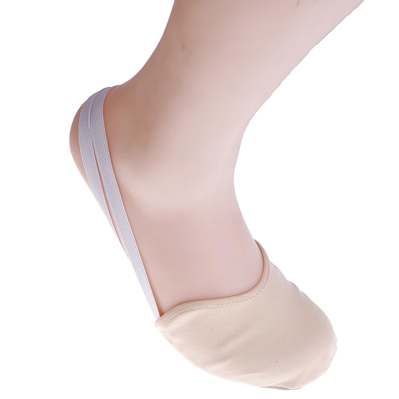 1pair S M L Half Length Rhythmic Gymnastic Shoes Roupa Ginastica Child Adult Gymnastics Pig Skin Sole Shoes Beige Dancing Dance