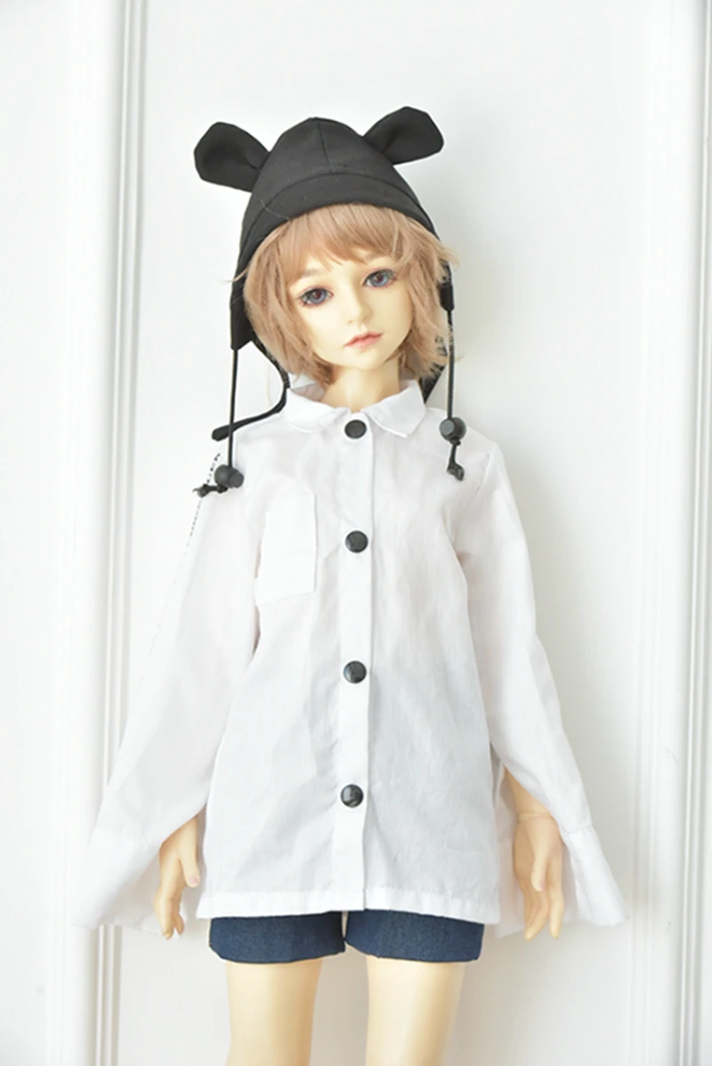 1/6, 1/4, 1/3, модная одежда для кукол, длинная рубашка BJD аксессуары для кукольной одежды, белая, красная, синяя, золотая, серая рубашка для девочек