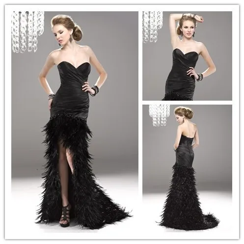 

2019 nova chegada sexy sweetheart preto bainha de rendas at cetim vestidos de formatura rs-15 personalizar prom dress