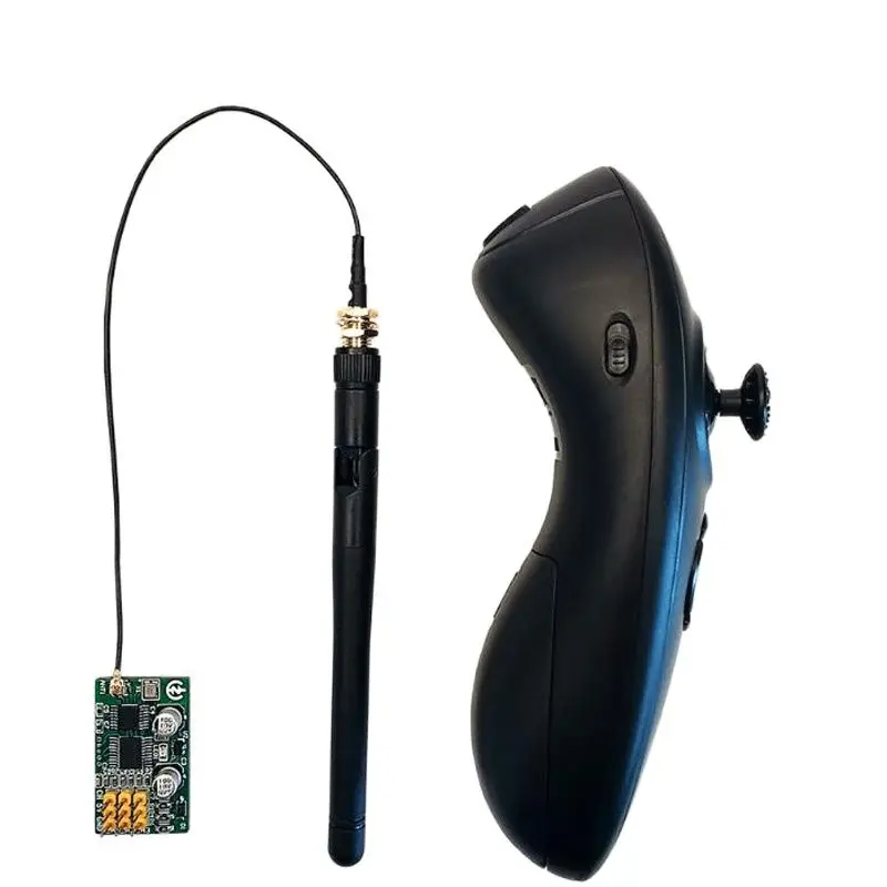 1Set 2.4G 3CH Transmitter Receiver Kit Brushless ESC Radio Control for RC Tug Bait Boat Remote Controller Wireless Distance 500M