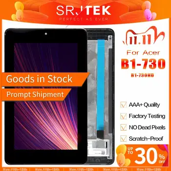 

Srjtek Parts For Acer Iconia One 7 B1-730HD B1-730 B1 730HD 730 LCD Display Matrix Touch Screen Digitizer Assembly with Frame