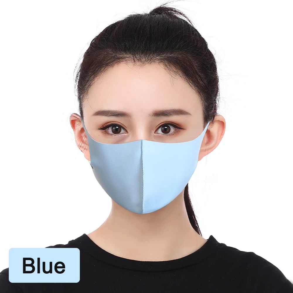 1Pcs Fashion Face Mouth Mask Anti Dust Mask Filter Windproof Mouth-muffle Anti PM2.5 Flu Face Masks Care Reusable Washable