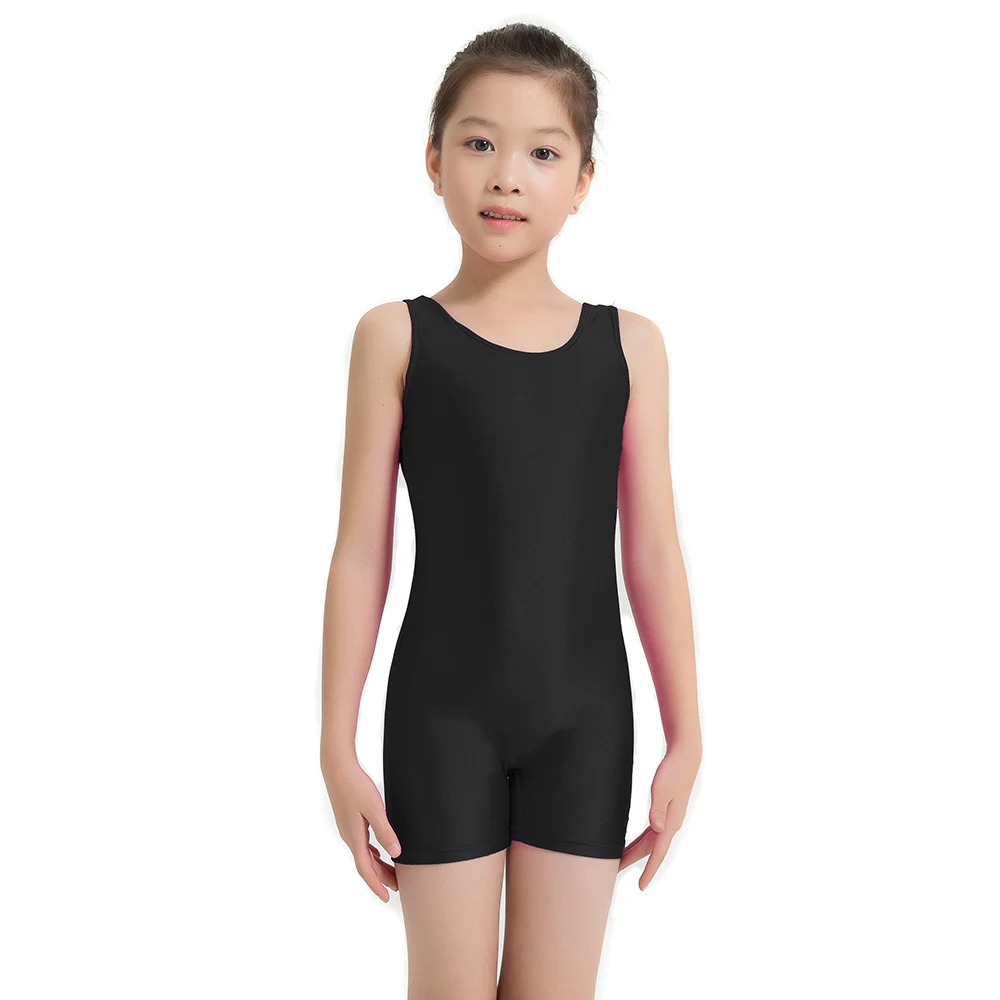 

AOYLISEY 3-12 Years Toddler Tank Shorty Unitard Kids Romper for Girls Ballet/Skate Gymnastics Leotard Gymnastics Dance Costume