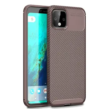 

30pcs/lot For Google Pixel 4 XL Case Soft Carbon Fiber Ultra Thin TPU Cover For Google Pixel 4