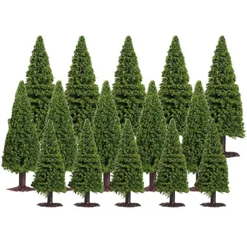 

15 Pcs Pine Tree Model Architecture Trees Landscape Scenery Tree for Office Home Shop