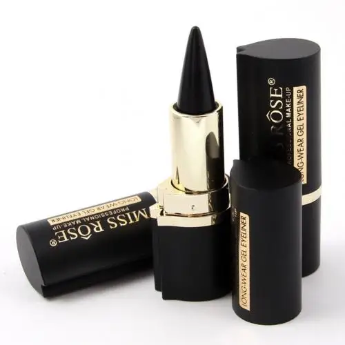 Черный Long Lasting Professional Eyeliner Stick Black Gel Waterproof Smooth Eye Pencil Eye Makeup Cosmetic - Цвет: Черный