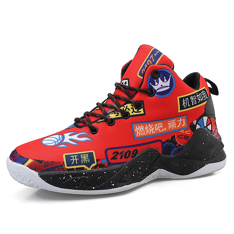 Новинка; сезон осень-зима; Баскетбольная обувь Jordan; легкая мужская баскетбольная обувь; Высококачественная Баскетбольная обувь; уличная спортивная обувь - Цвет: red