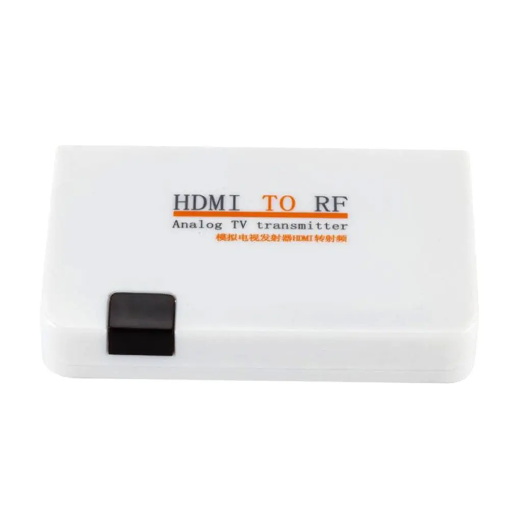 HDMI к РЧ коаксиальный преобразователь AV адаптер коробка ж/пульт дистанционного управления аналоговый сигнал ТВ передатчик коробка с питанием
