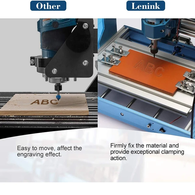 4 Pack T-Track Bilincs, Mini T Pálya Tartsa Le A Bilincseket, Amelyek Kompatibilisek 3018-Pro, 3018-Prover, 1810-Pro Cnc Útválasztó Géppel - Image 5