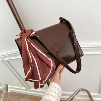 

Textured Soft Leather Underarm Shoulder Bag 2020 Autumn/winter New Korean Simple Scarf Envelope Diagonal Bag Briefcase