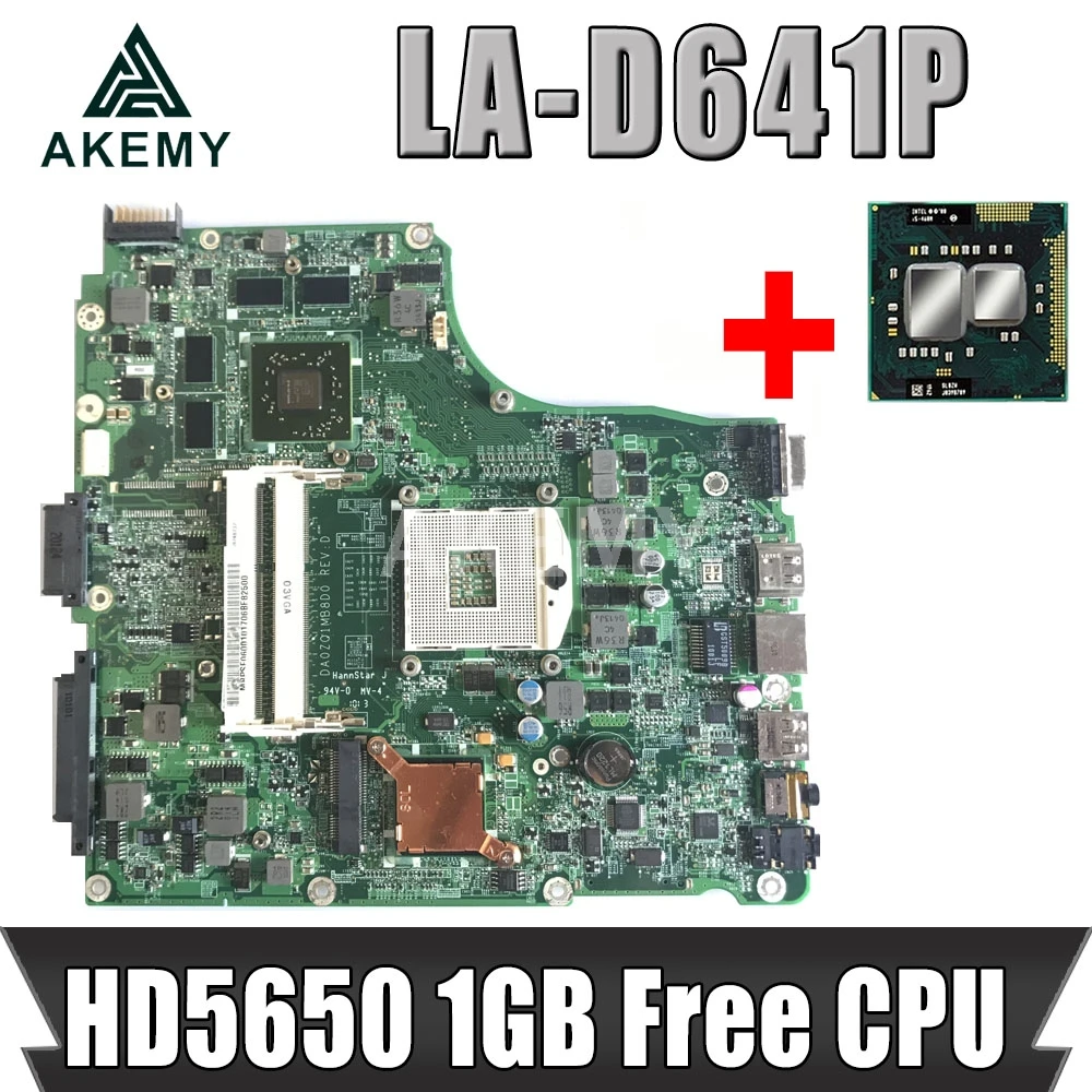 Akemy для Acer asipre 4745 4745G материнская плата ноутбука MBPSL06001 DA0ZQ1MB8D0 HM55 DDR3 HD5650 1 ГБ