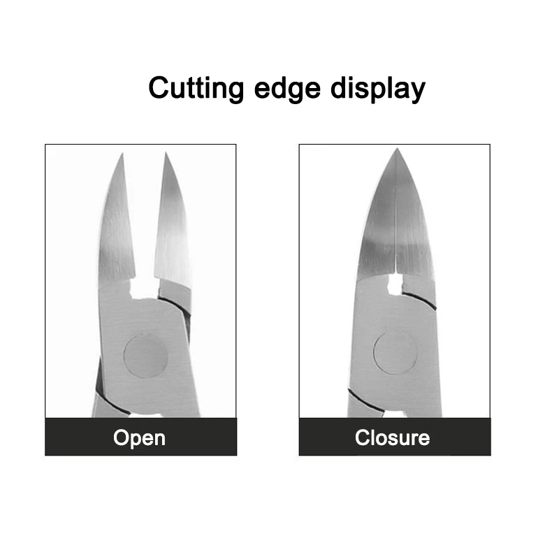 Кусачки для коррекции ногтей из нержавеющей стали, специальные кусачки для ногтей, пластиковые складные щипцы для ногтей 998