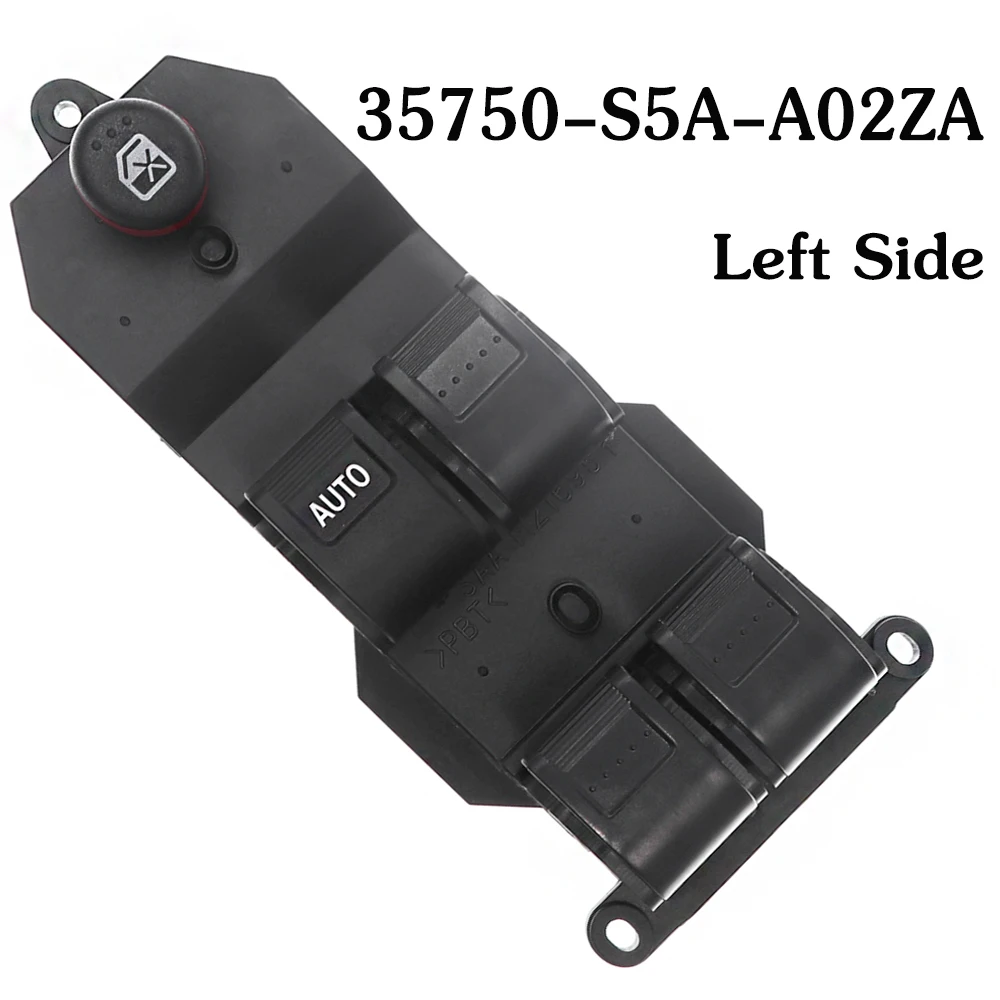 Главный выключатель электропитания для Honda Civic 2001-2005 35750-S5A-A02ZA Левая кнопка