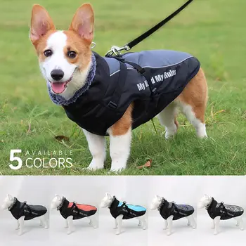 

Pet Dog Clothes Winter Dog Jacket Coat Dog Clothing Silk Cotton Oxford Cloth for Middle Large Dog Pet Supplies