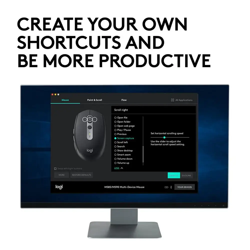 Беспроводная Bluetooth мышь Logitech M590 оптическая Бесшумная компьютерная Компьютерные
