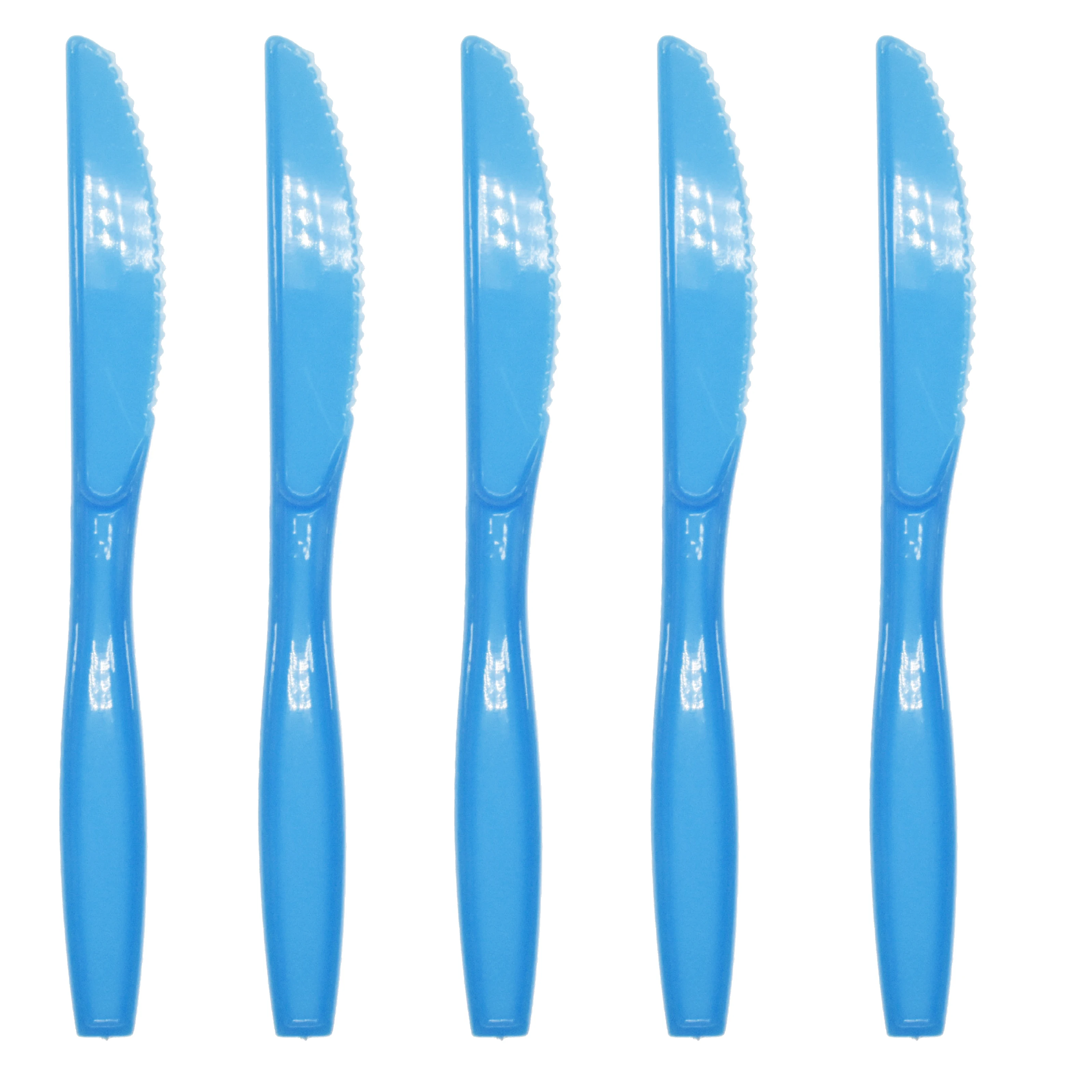 10pcs blue knives