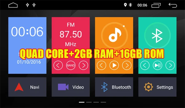 7 ''Android 9,0 DVD gps плеер для Fiat Qubo Citroen с изображениями из мультфильма «В поисках Немо peugeot Bipper радио мультимедиа 4 Гб+ 64 Гб BT Wi-Fi, 8 ядер SD - Цвет: QuadCore 2G 16G
