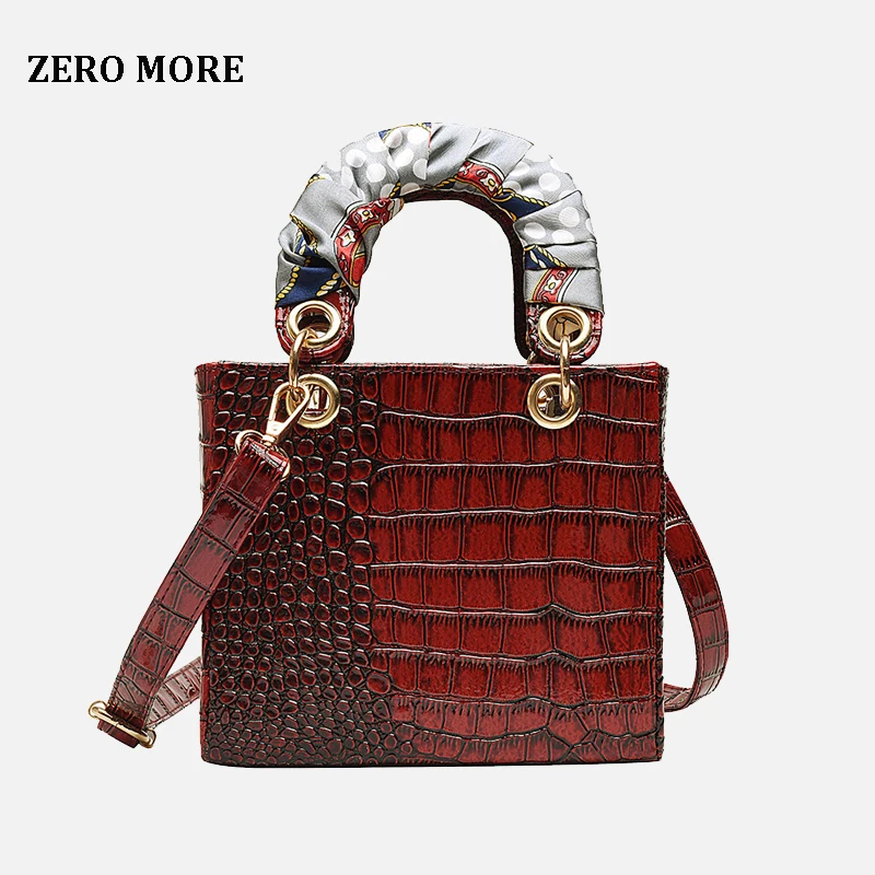 

ALLIGATOR PU Leather Crossbody Bags For Women 2019 Luxury Quality Shoulder Messenger Bag Female Handbags and Purses