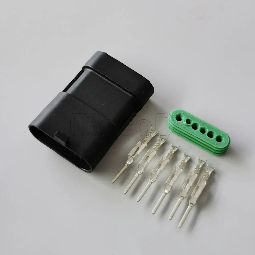 15Sets 6 Pin Delphi Metri-Pack Male 12066317 Electrical Flat Accelerator Pedal Plug Sensor Socket Connector | Обустройство дома