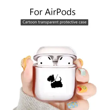 

case For Airpods 1/2 Bluetooth earphone protective Case For Air pods pro cases Cute Scottish Terrier Dog Puppy Pet Animal
