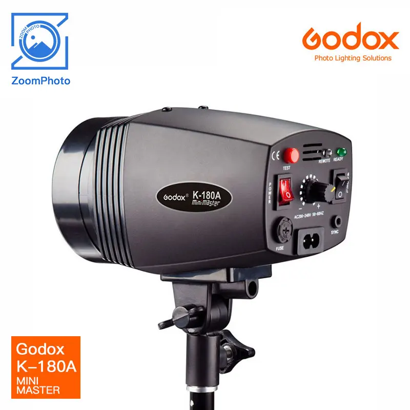 Godox K-180A Mini Master K180A/220V 110V Studio Flash 180WS Light Compact Photo Strobe | Электроника