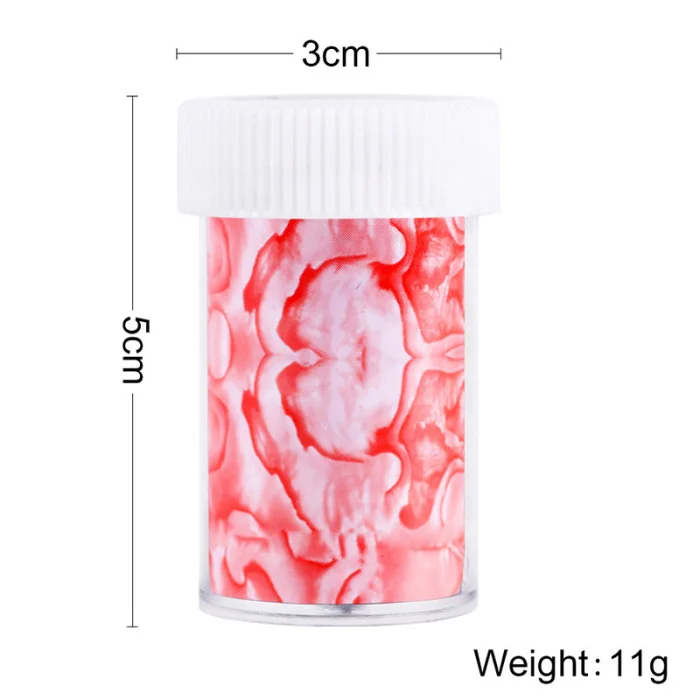 Shell Marble Pattern Nail Decal Home Salon Manicure Nail Sticker Decoration TZC99