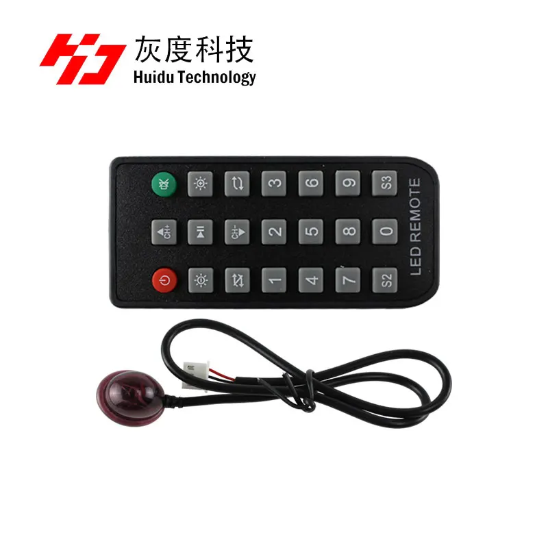 

Huidu Sensors, Temperature 18B20,Temperature & Humidity Sensor AM2301,single/RGB Brightness Sensor, Sensor Box,1R remote