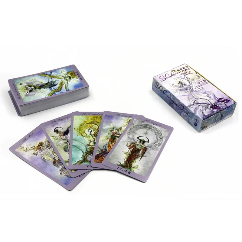 "Shadowscapes Таро" Настольная игра 78 шт./компл. Красивая карточная игра китайский/английская версия настольная игра, карты Таро для друзей