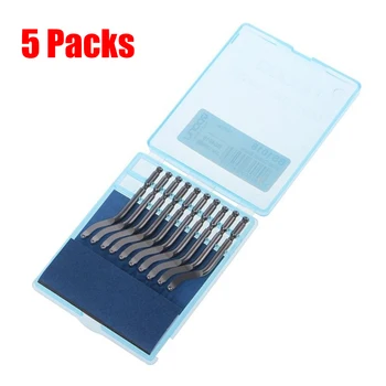 

10/50pcs BS1018 S100 Blades Hand For Deburring Tool Type Nb1000 Nb1100 For Steel Aluminum Plastic Deburring Rough Edges In Holes